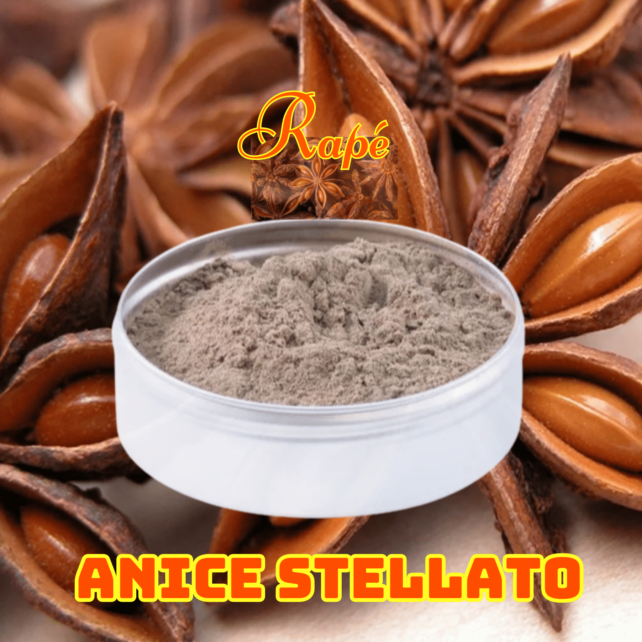 Rapé Star Anise - Bronco-Antiseptic Soothing Diuretic